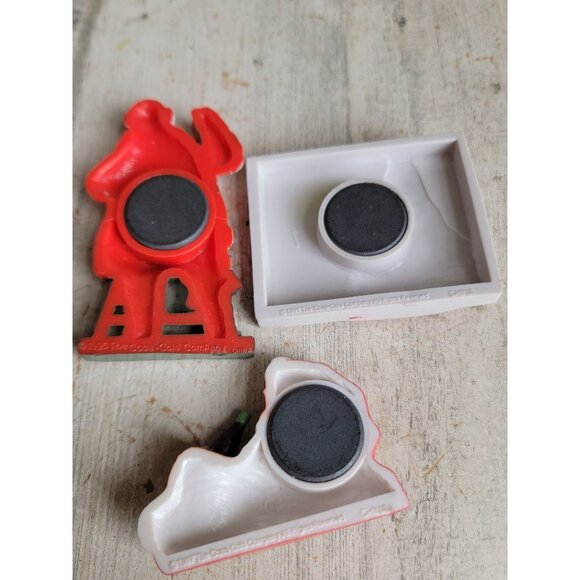 Vintage Santa Claus Coca-Cola magnet set coke Xmas decor - Picture 6 of 6